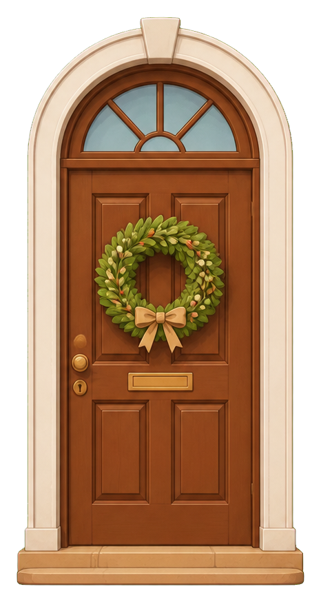 Preview for Front Door Wreath Blank Sticker