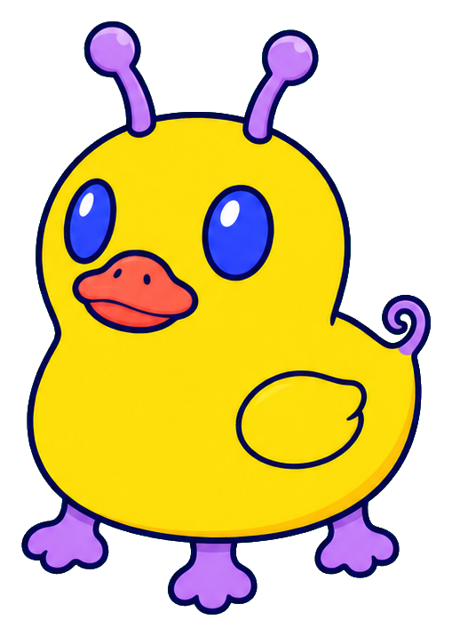 Preview for Funny Cartoon Alien Sticker