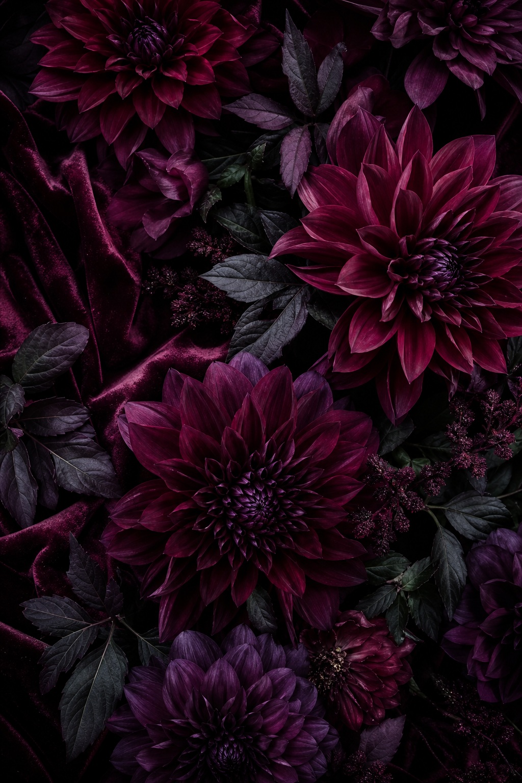 Preview for Moody Dahlia Floral Background