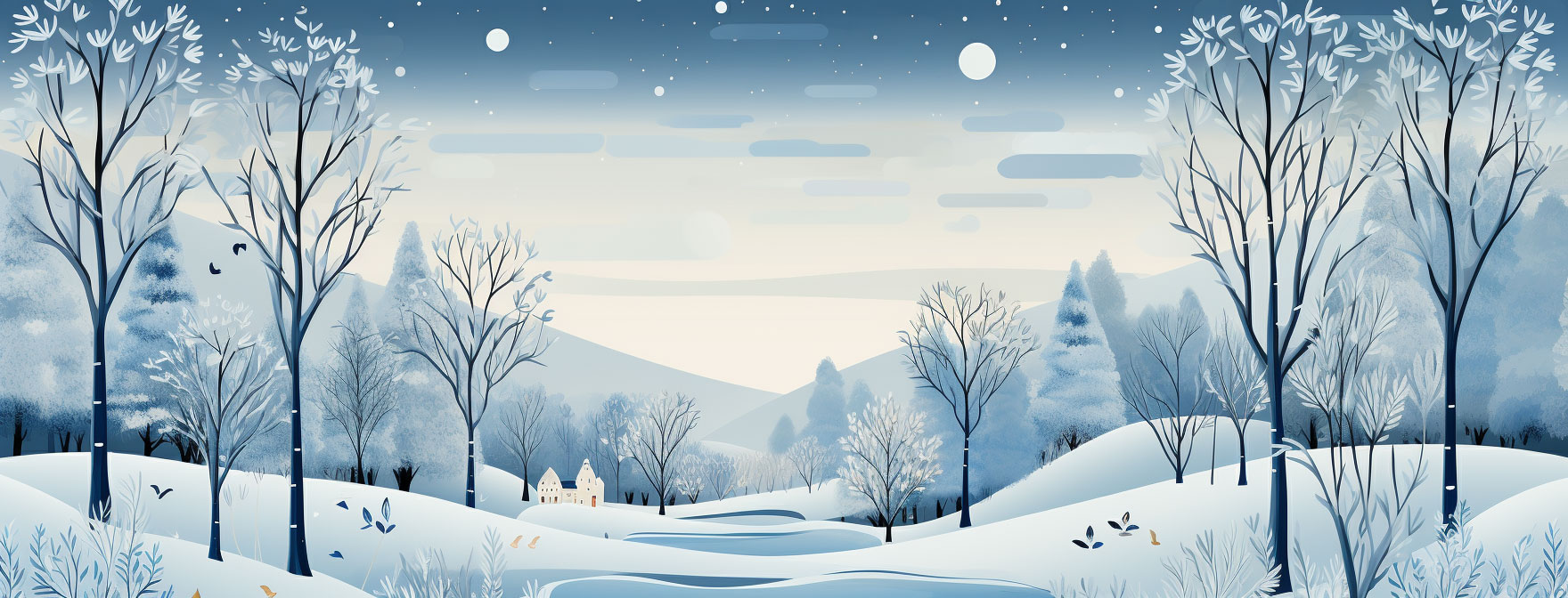 Preview for Winter-landscape-illustration-christmas-cover-background-e3adc