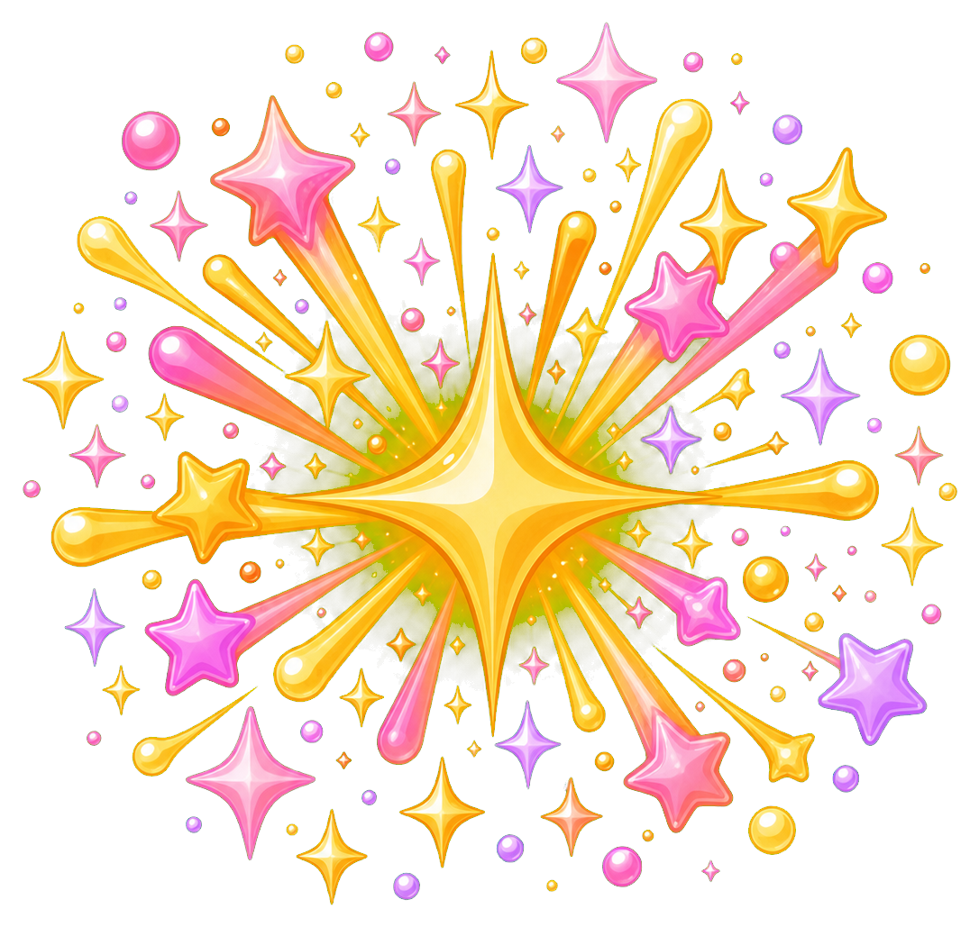 Preview for Gold Sparkle Pop Sticker