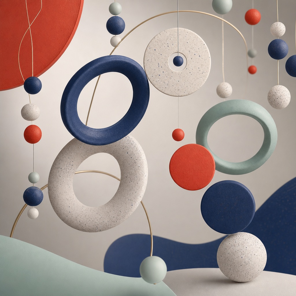 Preview for Abstract 3d Ceramic Orbital Background