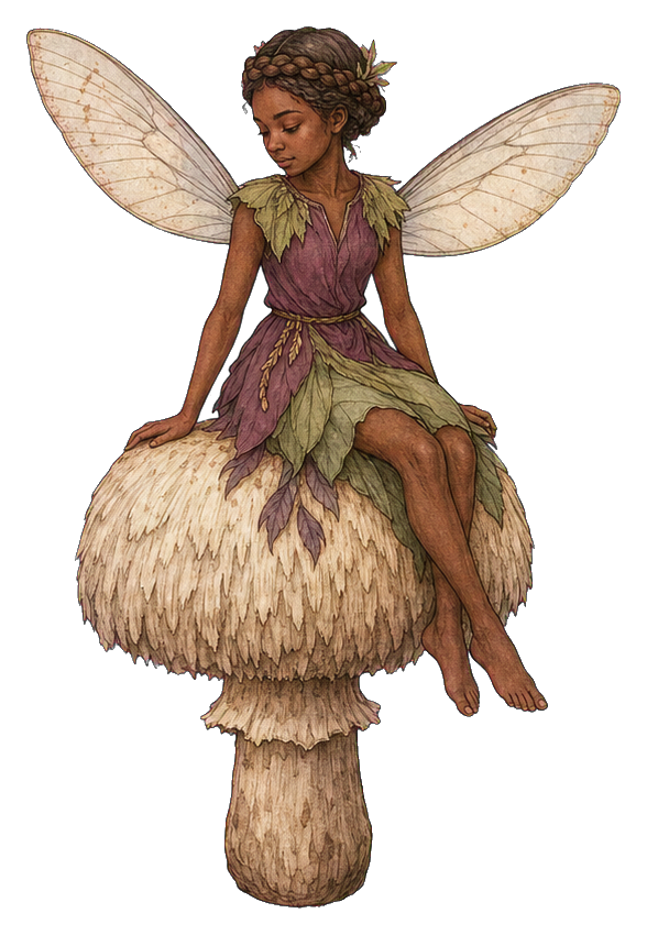 Preview for Shaggy Mane Lookout Fairy Sticker