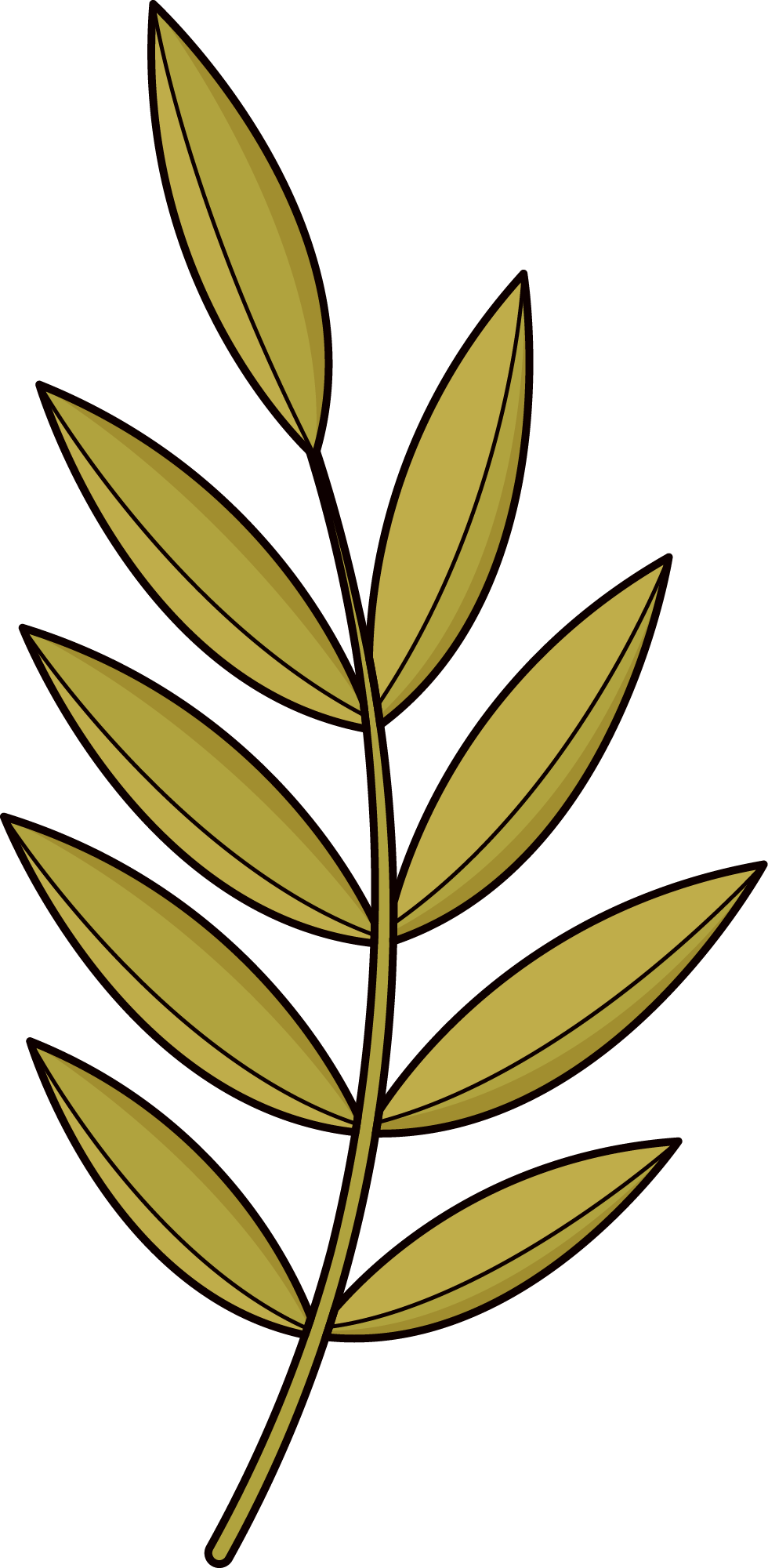 Preview for Golden-leaf-illustration-falll-sticker-31d08
