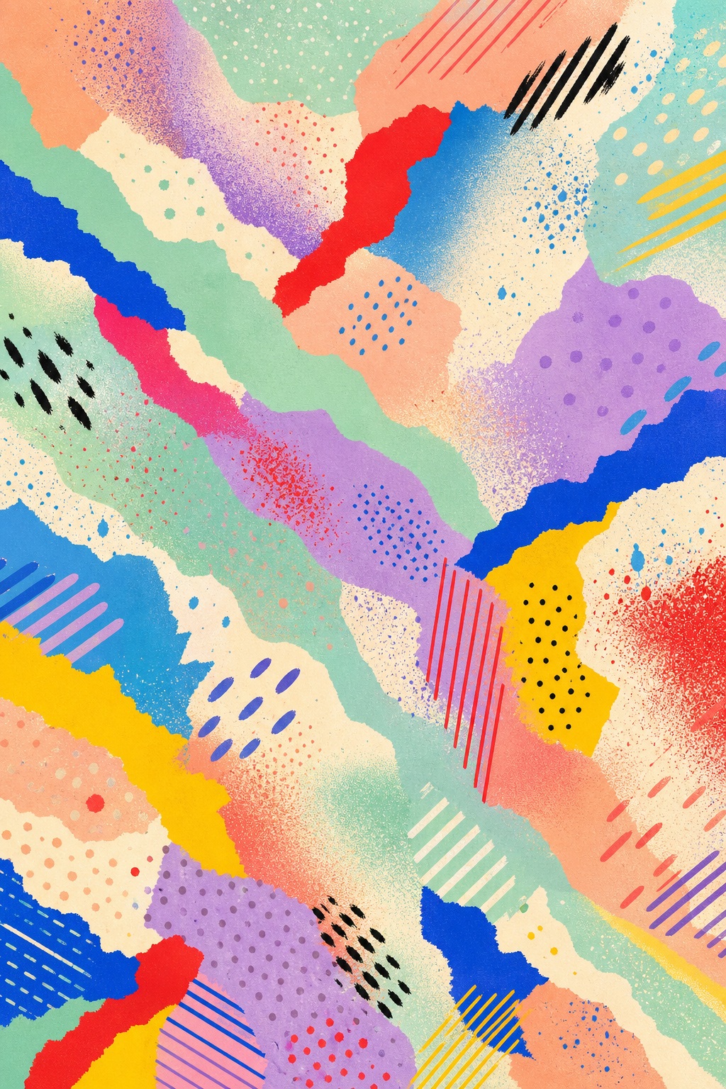 Preview for Pastel Retro Geometric Background