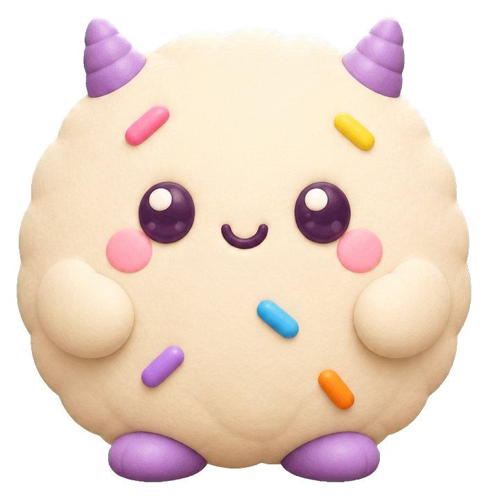 Preview for Sprinkle Puff Yeti Kawaii Monster Sticker