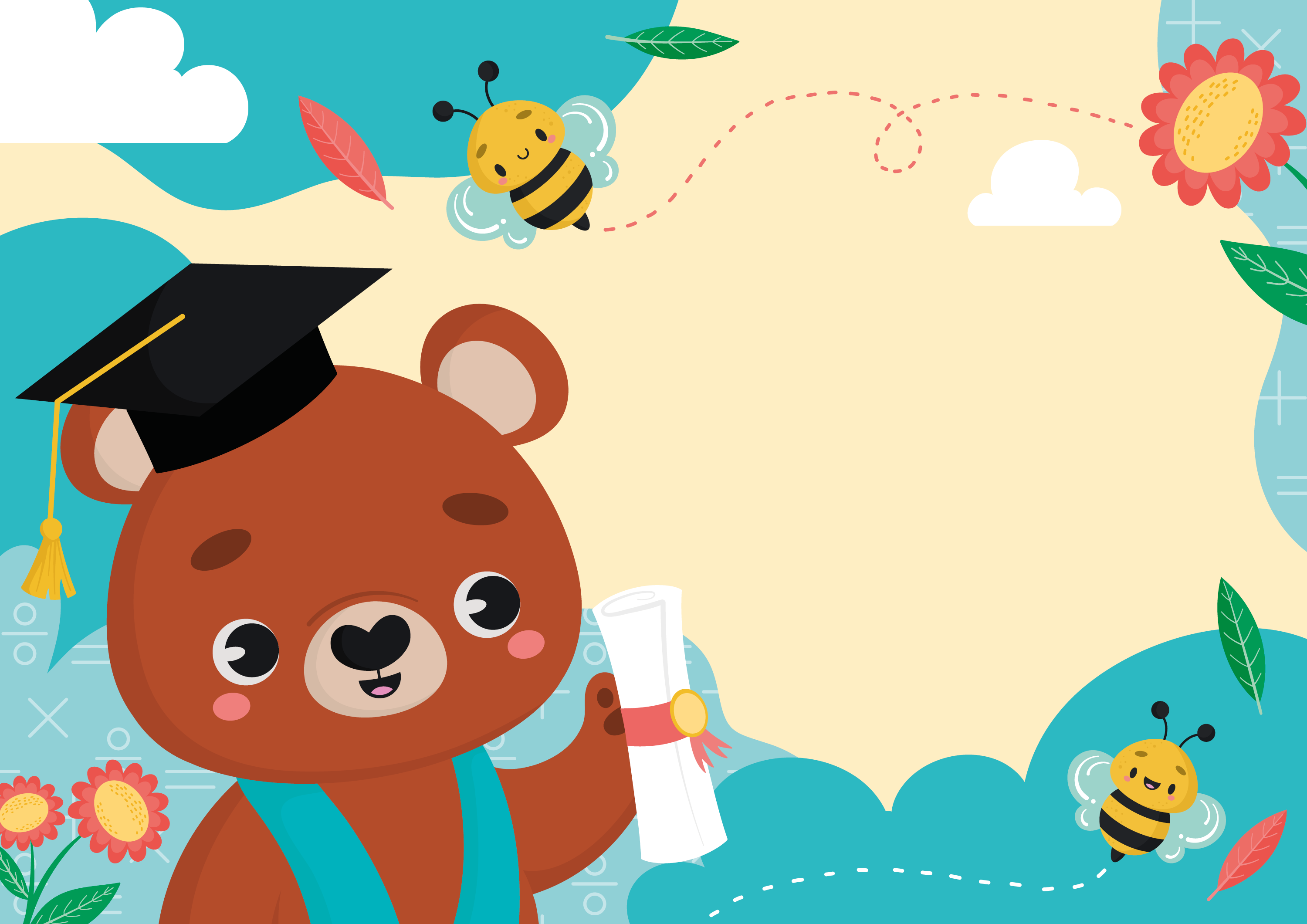 Preview for Graduation-cartoon-bear-illustration-background-9fa59