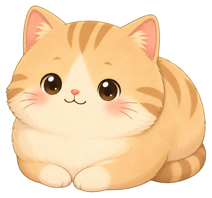 Preview for Kawaii Cat Loaf Sticker