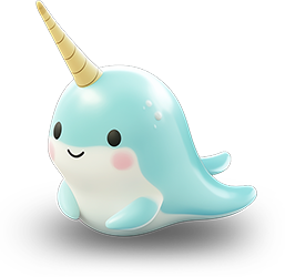 Preview for Cute-narwhal-illustration-animal-sticker-c39f5