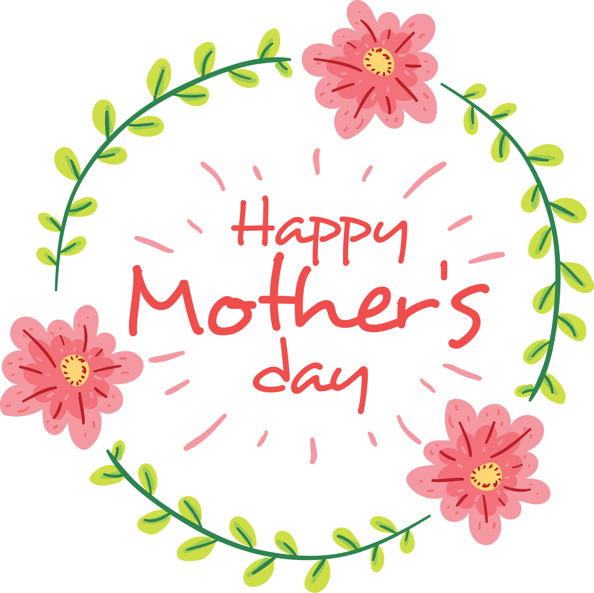 Preview for Mothers-day-floral-wreath-sticker-8dccf