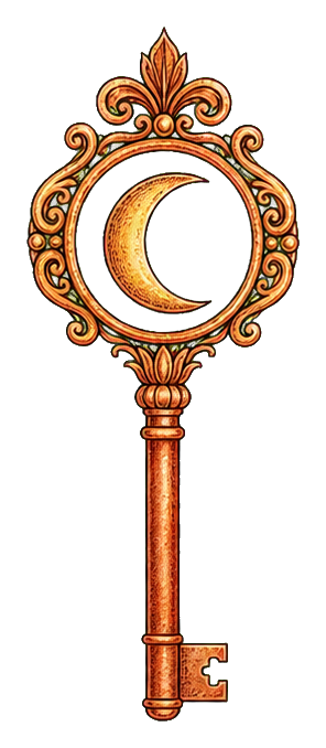 Preview for Waning Crescent Key Sticker