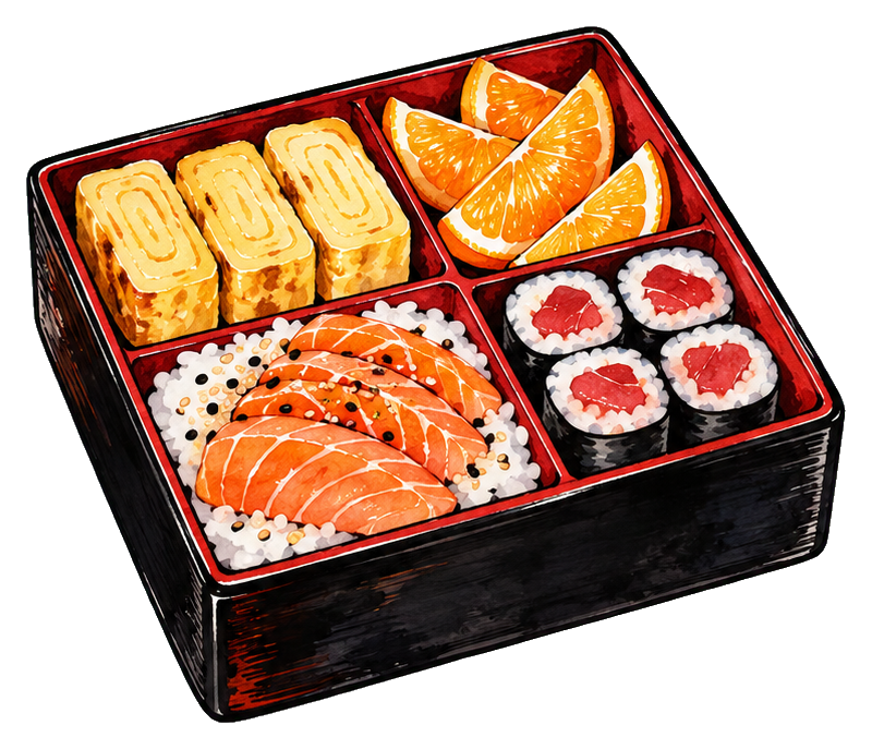 Preview for Sushi Bar Bento Box