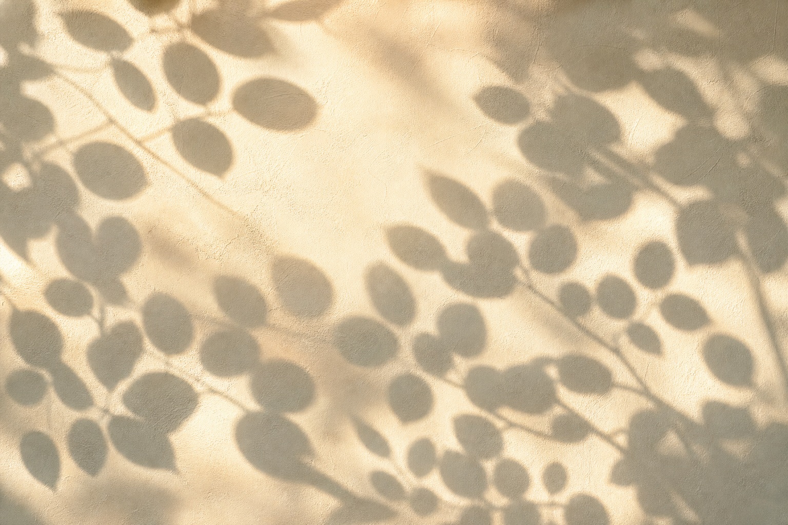 Preview for Warm Ivory Leaf Shadow Background