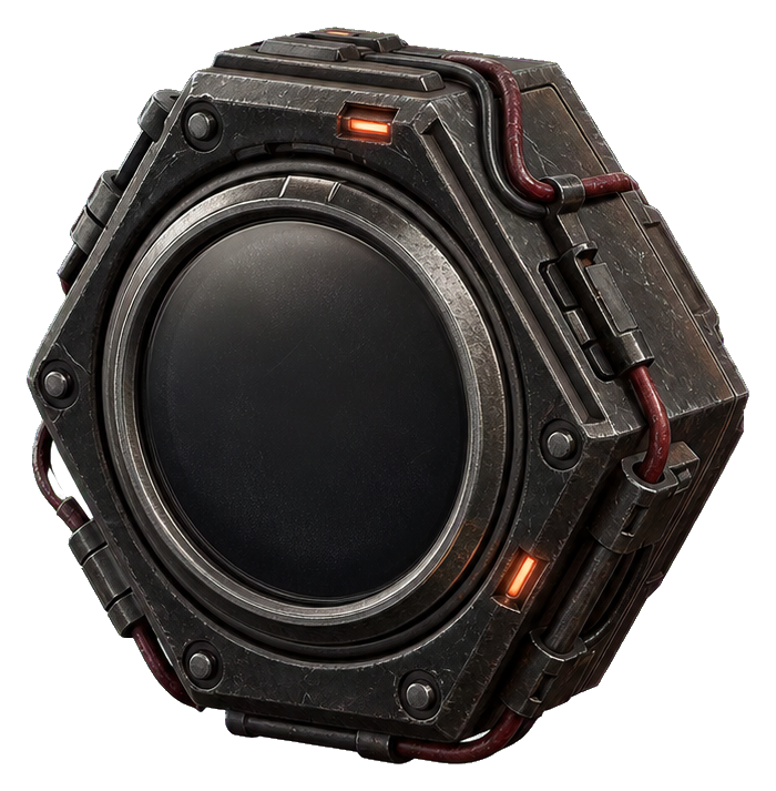 Preview for Sci Fi Navigation Compass Sticker