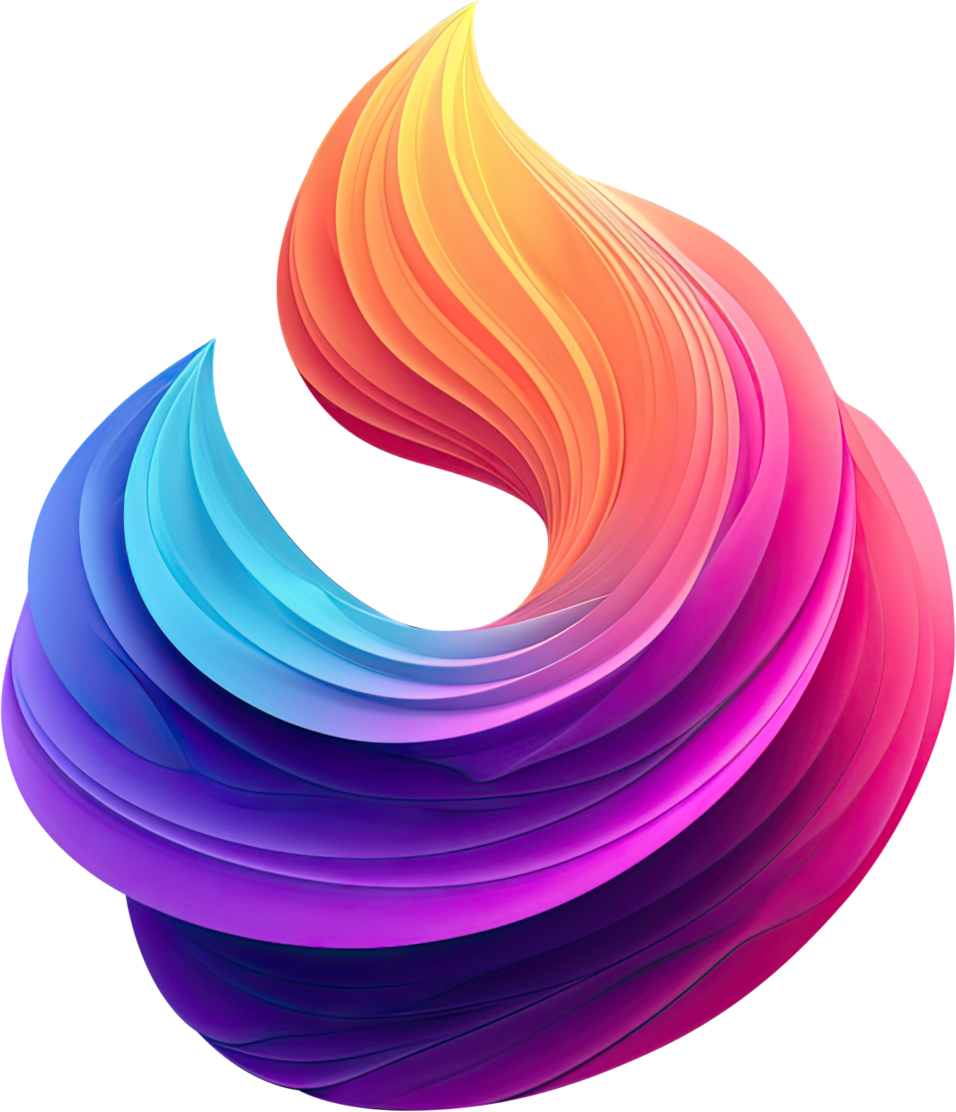 Preview for Vibrant-swirl-logo-design-logo-colorful-sticker-6030f