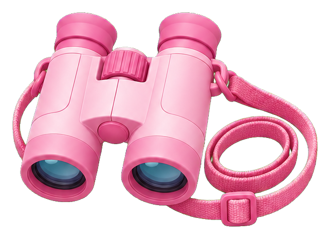 Preview for Pink Binoculars Sticker