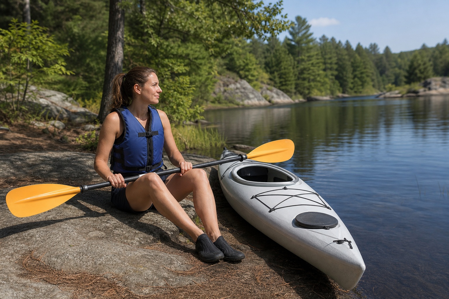 Preview for Shoreline Kayak Rest Background
