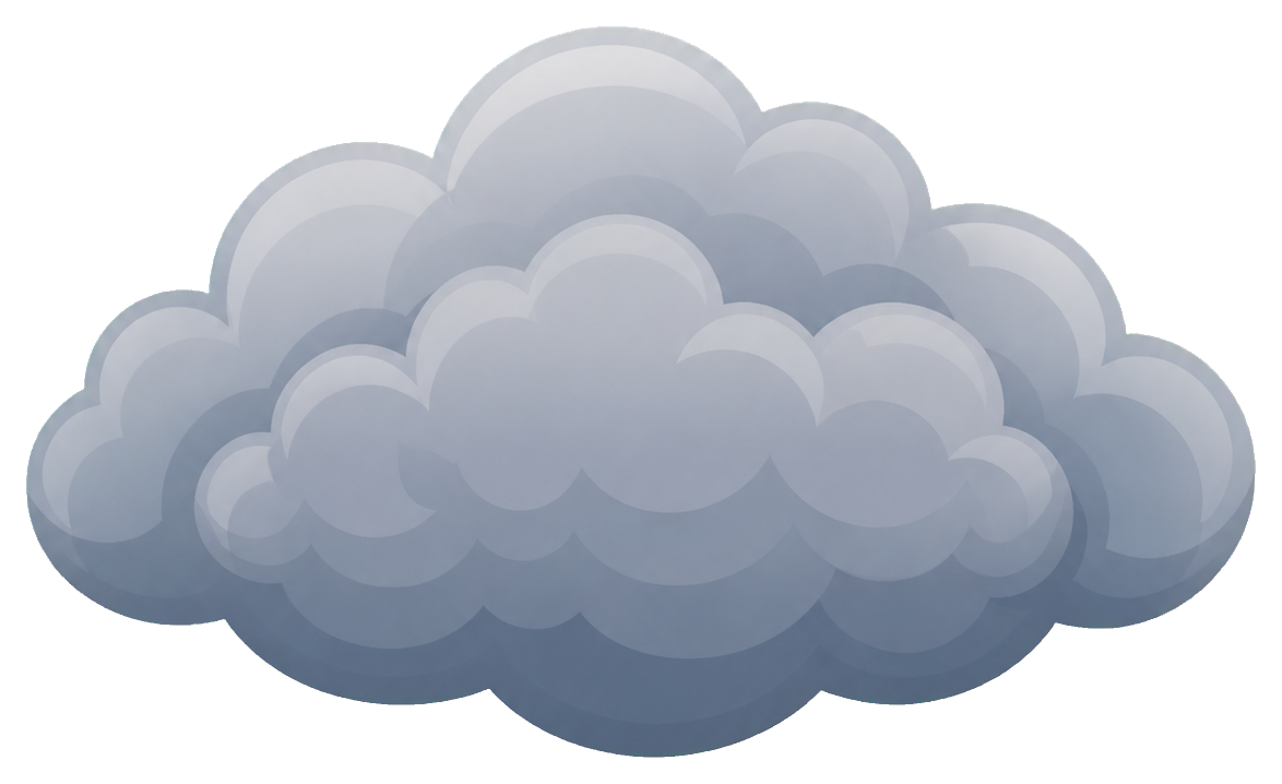 Preview for Chubby Gray Cloud Sticker