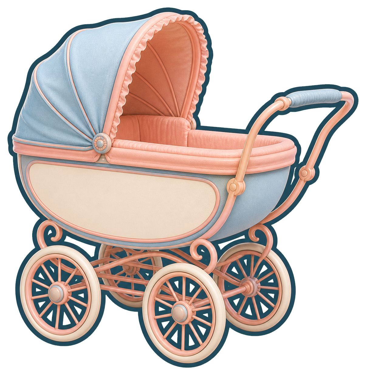 Preview for Baby Pram Sticker Graphic