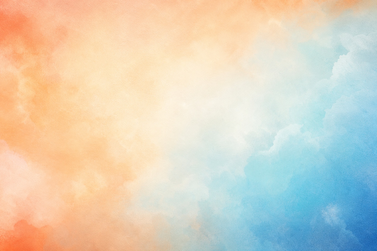 Soft abstract pastel gradient with apricot on the left and blue on the right