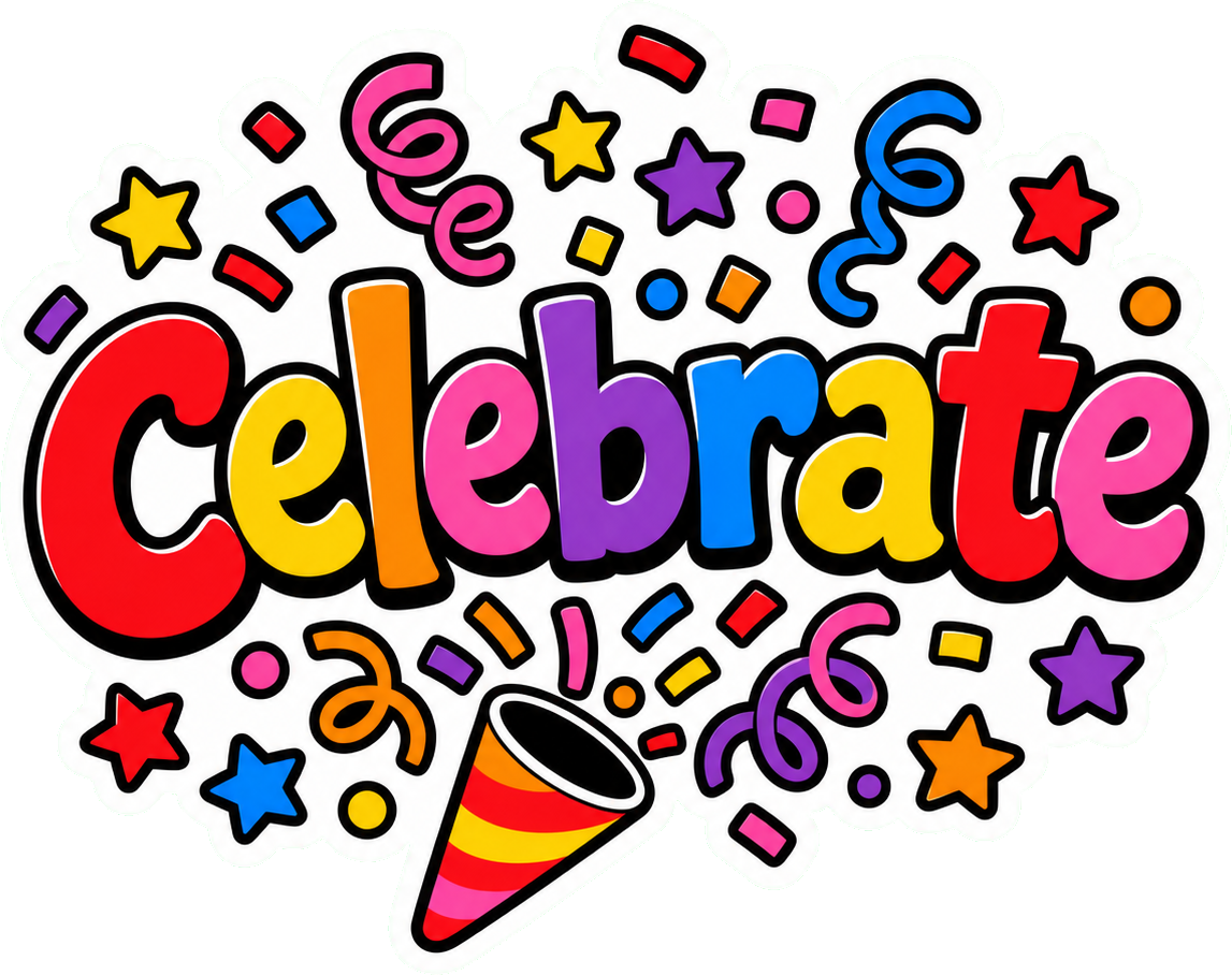 Preview for Celebrate Birthday Sticker Graphic