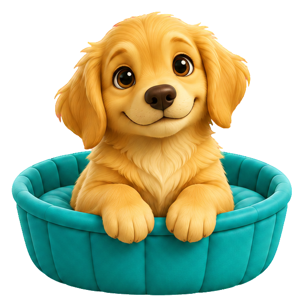 Preview for 3d Puppy Pals Puppy Basket