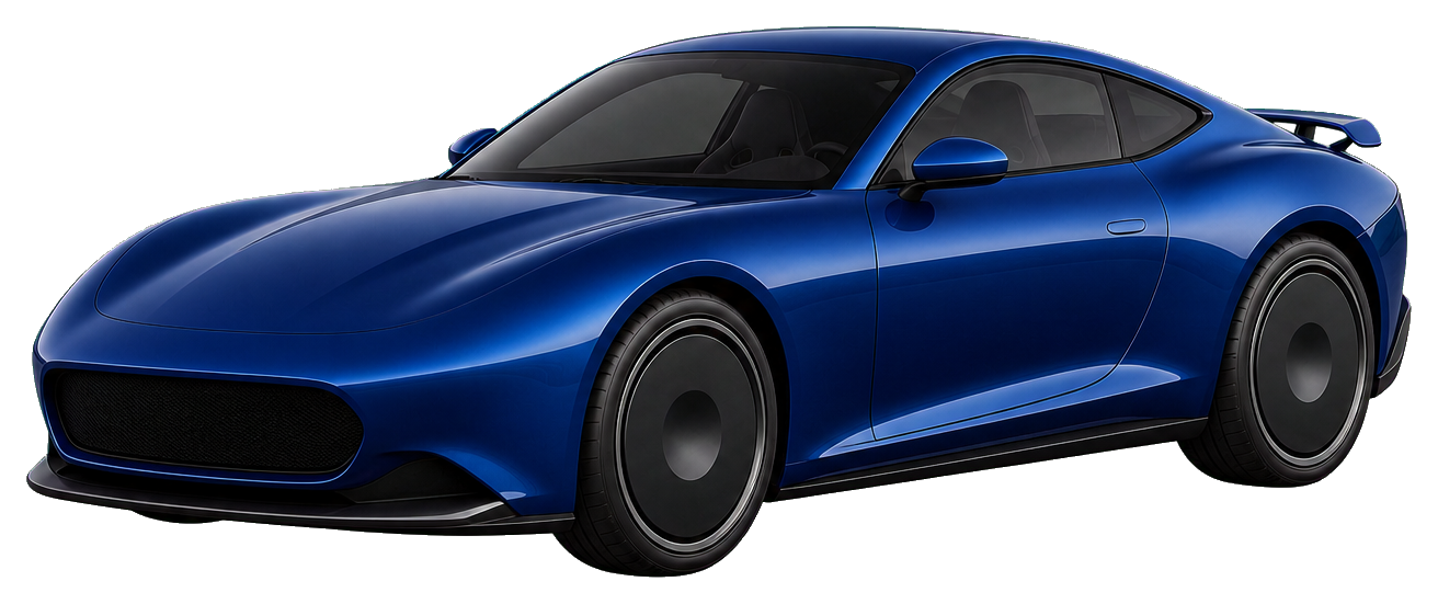 Preview for Midnight Blue Track Coupe Sticker