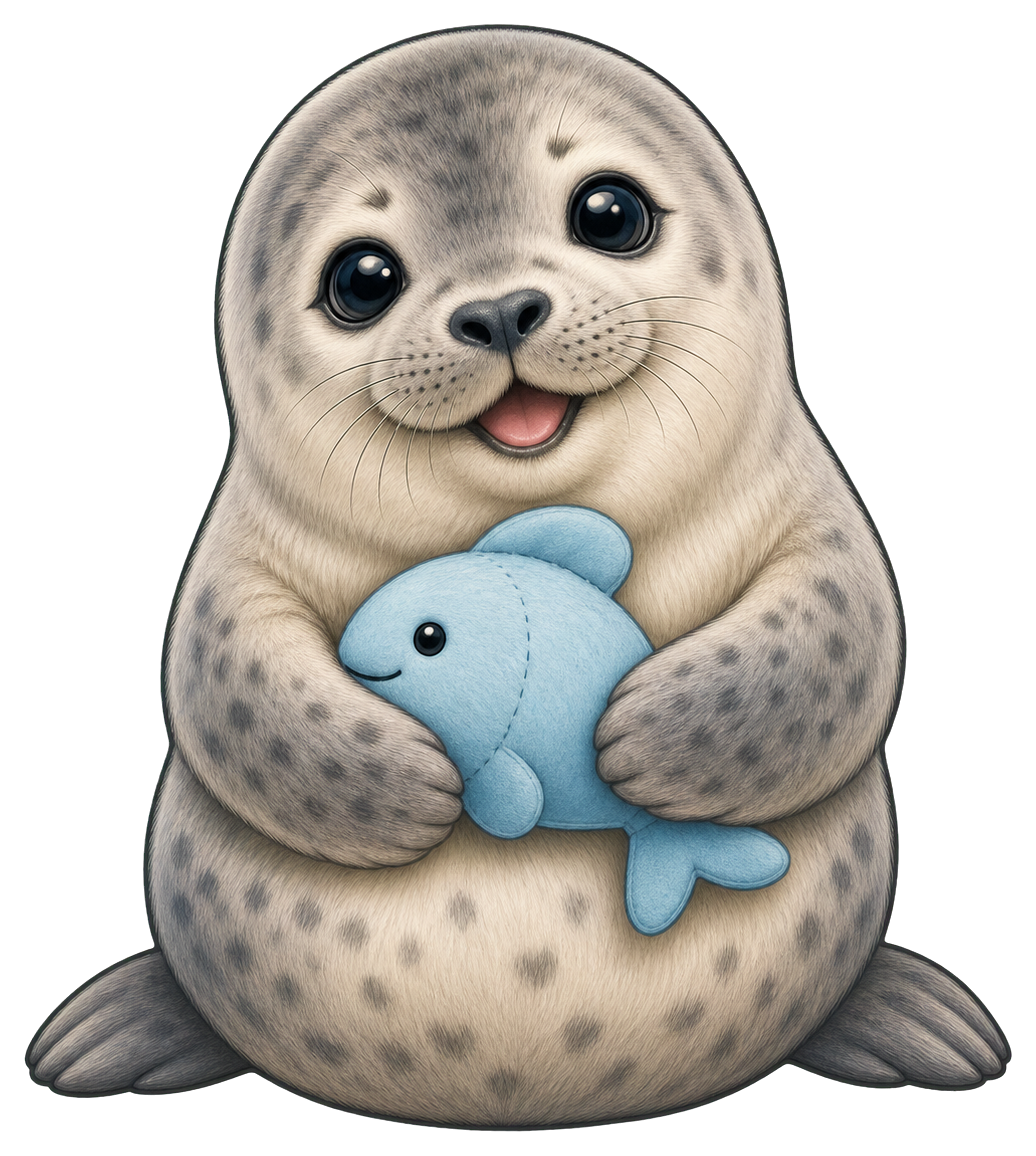 Preview for Sleepy Seal Sticker Graphic