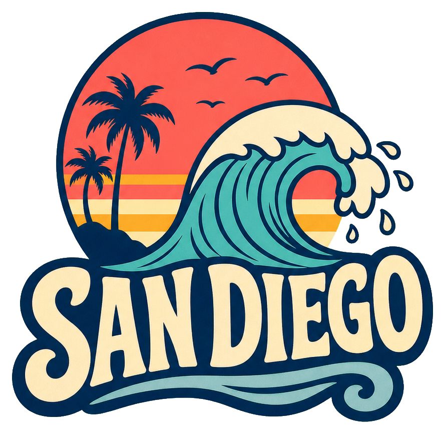Preview for San Diego Sun Wave Sticker