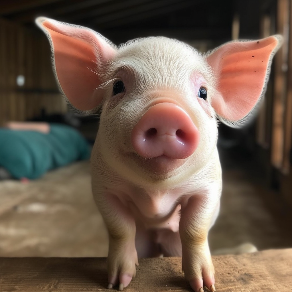 Preview for Piglet-portrait-farm-animal-meme-background-c6150
