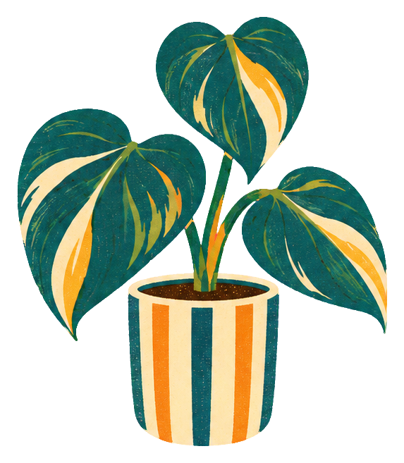 Preview for Risograph Houseplants Philodendron