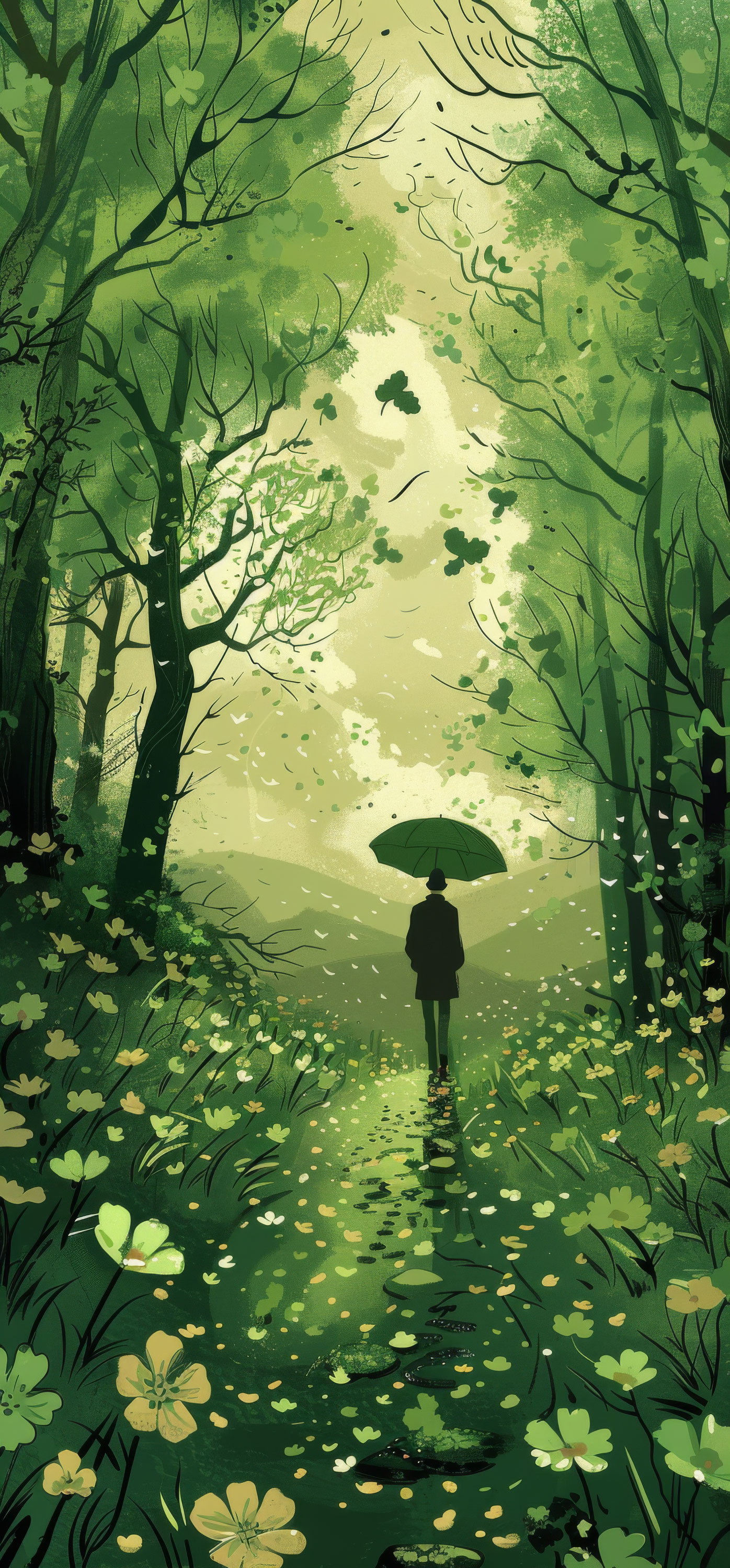 Preview for Serene-forest-walk-st-patricks-background-5c661