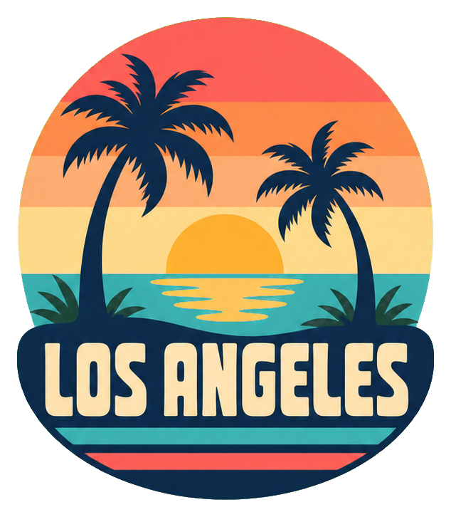 Preview for Los Angeles Sun Retro Sticker