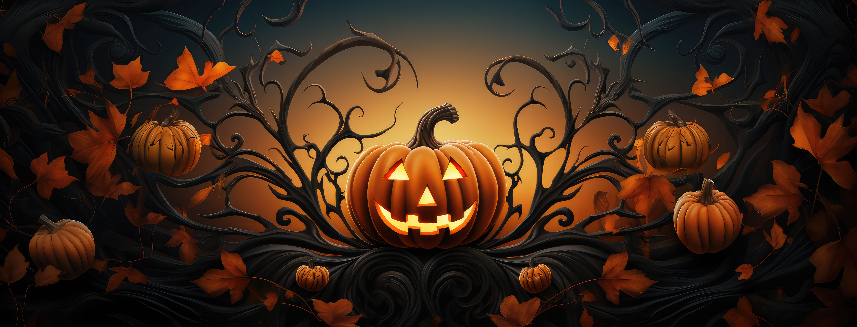 Preview for Halloween-pumpkin-design-halloween-cover-background-ba3c1