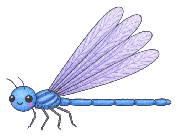 Preview for Blue Damselfly Sticker