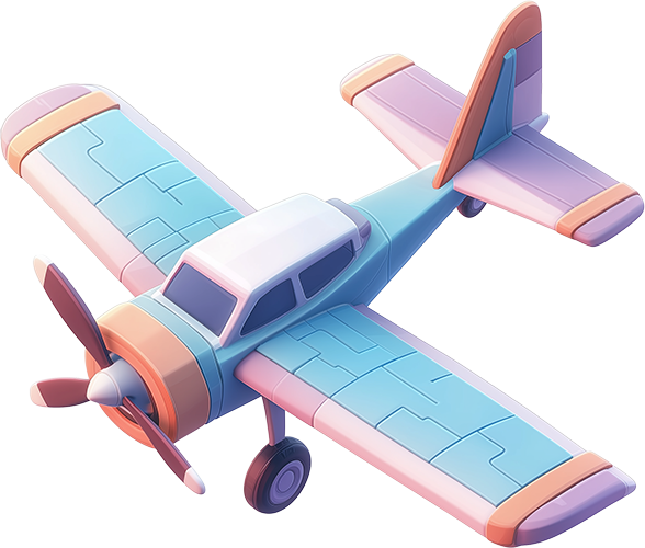 Preview for Pastel-cartoon-airplane-illustration-islandobjects-sticker-d13b8