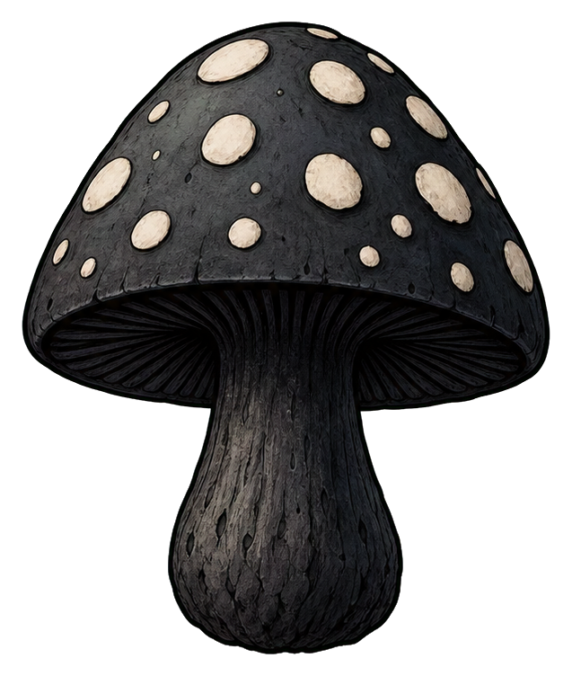 Preview for Dark Mushroom Sticker