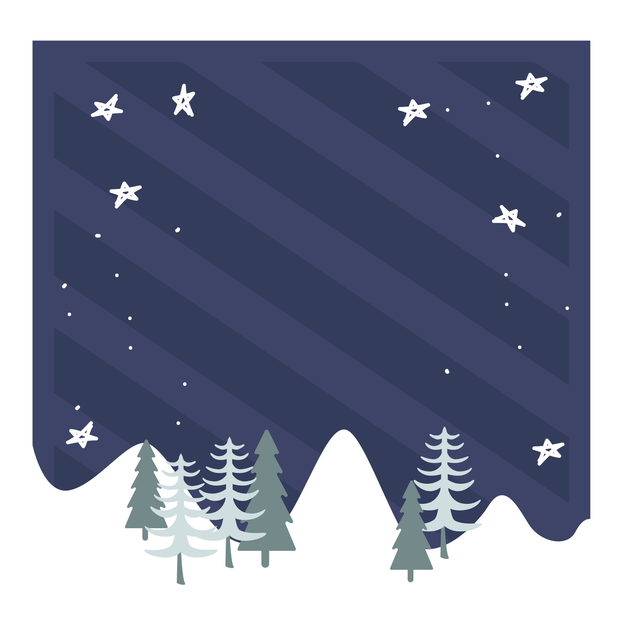 Preview for Winter-night-sky-illustration-christmas-background-7667c