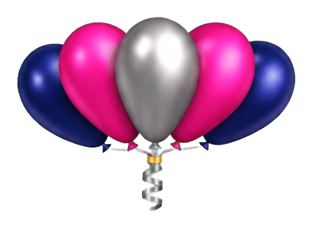 Preview for Party Balloon Cluster Sticker