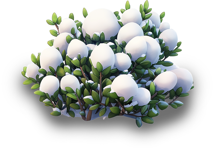 Preview for Snowy-bush-digital-illustration-flora-sticker-6f61c