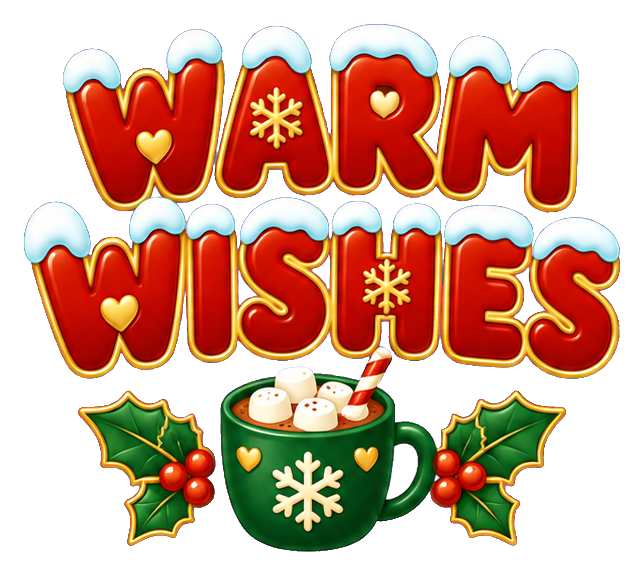 Preview for Warm Wishes Cute Bubble Lettering