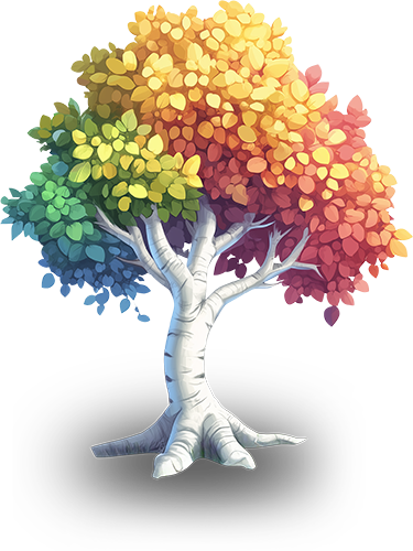 Preview for Rainbow-tree-illustration-flora-sticker-55c2c