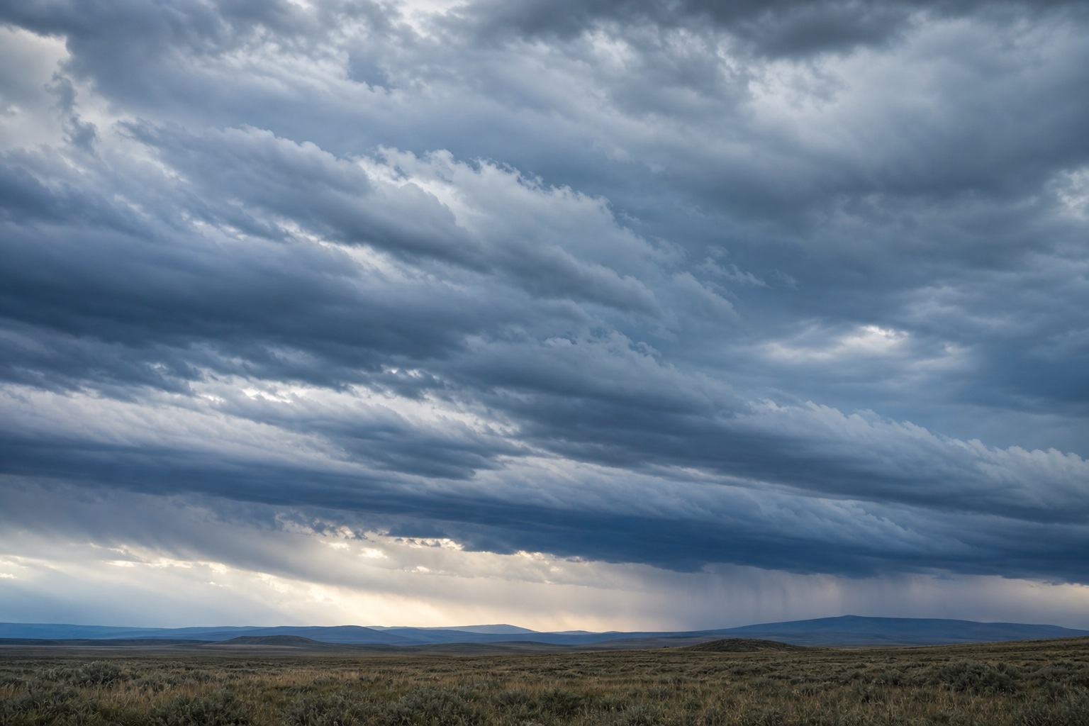 Preview for Blue Gray Rolling Storm Deck Background
