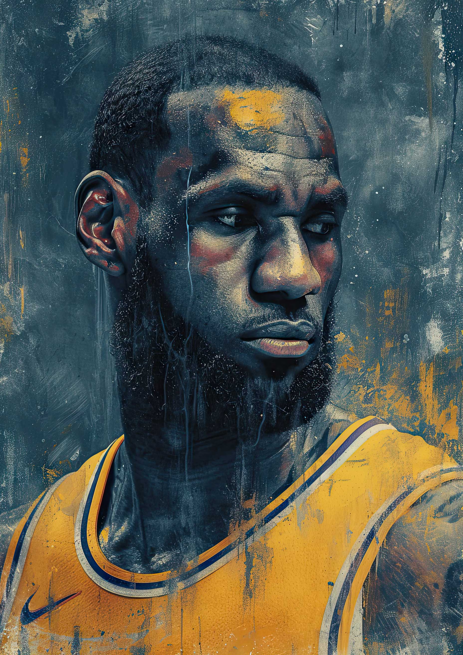 Preview for Lebron-james-portrait-art-celebrities-background-8b4f9