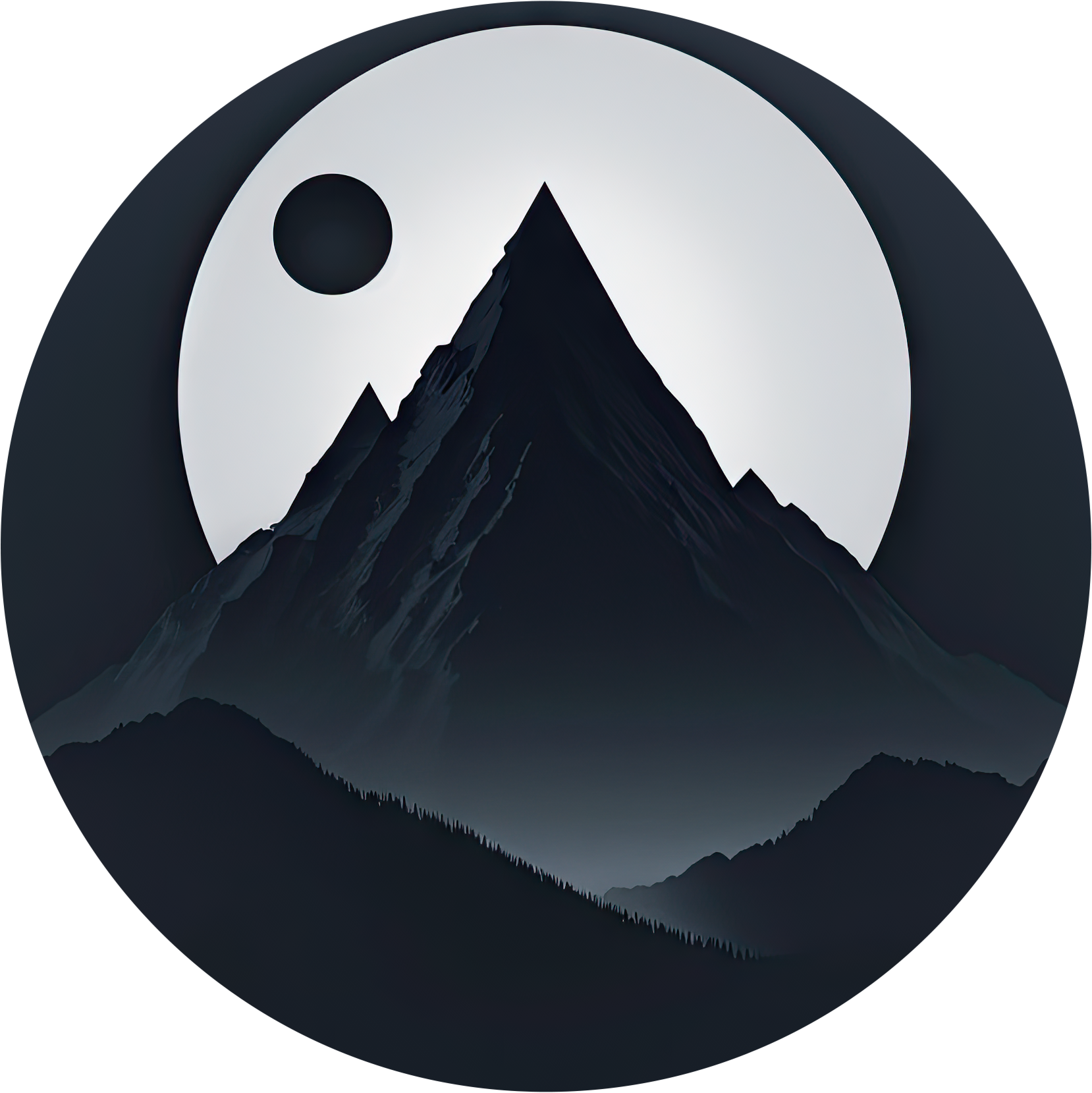 Preview for Mountain-landscape-icon-logo-mountain-sticker-fa8ac