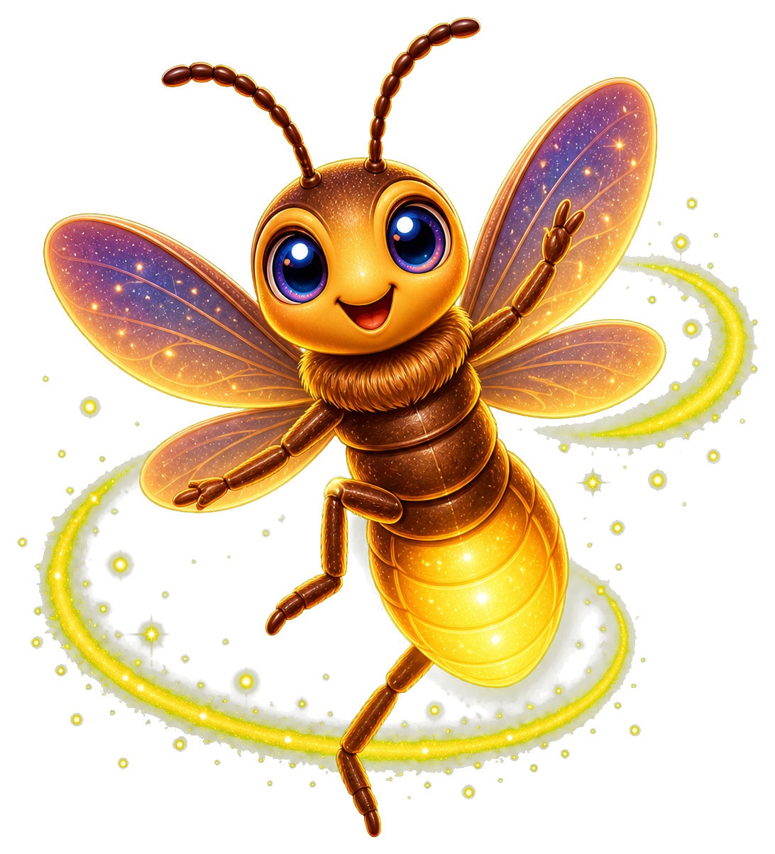 Preview for Firefly Dance Pose Sticker Graphic