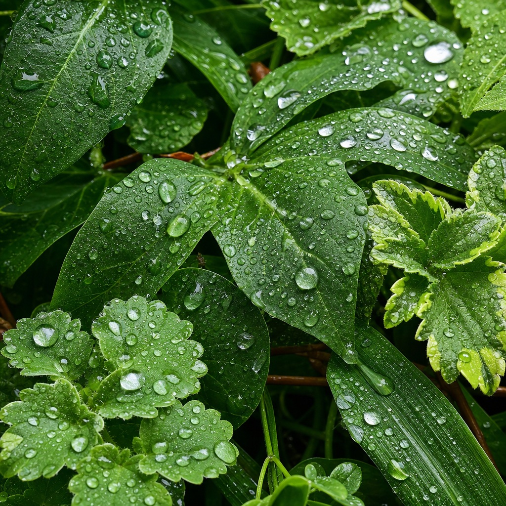 Preview for Rain Garden Macro Background