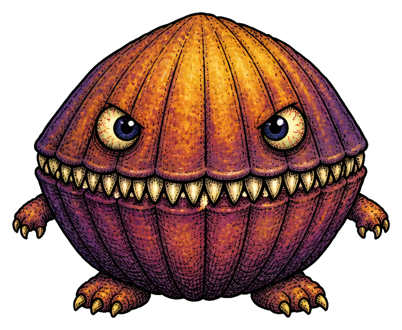 Preview for Clamshell Ghoul Sticker For Spooky Designs