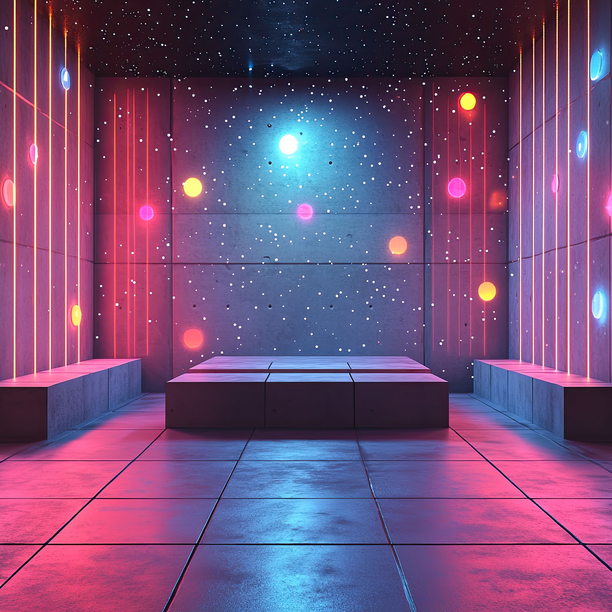 Preview for Neon-stage-design-template-whimsical-backdrop-background-7400d