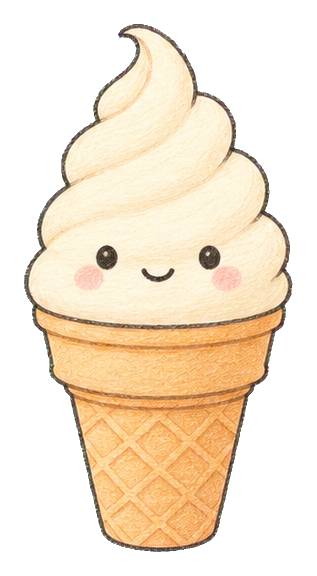 Preview for Vanilla Soft Serve Cone Sticker
